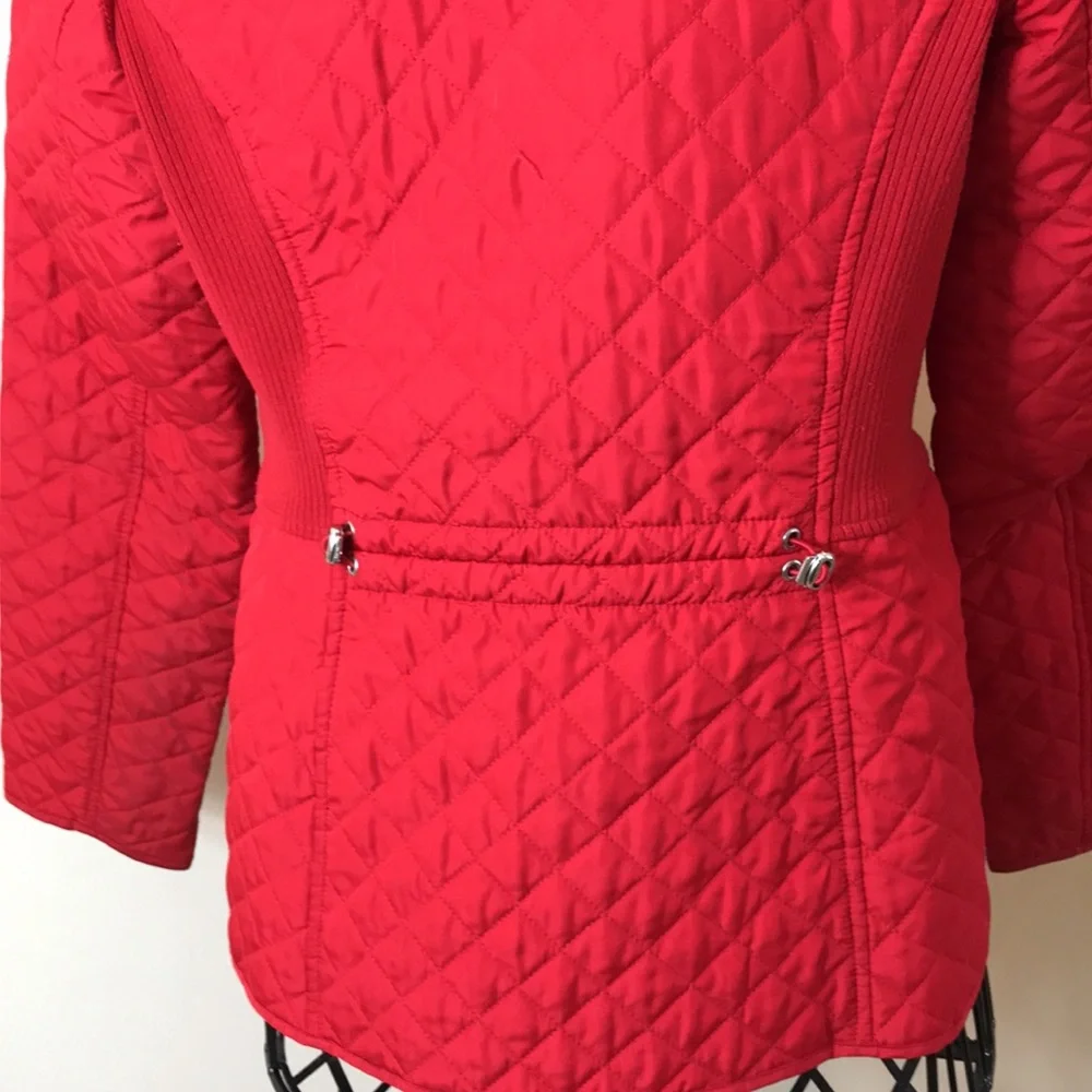 Weatherproof Quilted Red Jacket Size Medium - Picture 7 of 13